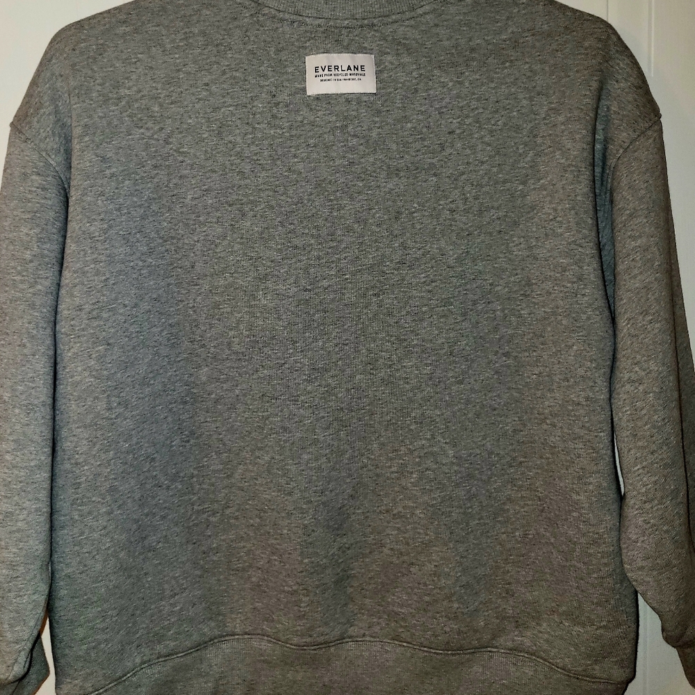 Everlane Gray,Basic Sweatshirt,Made With Recycled… - image 6